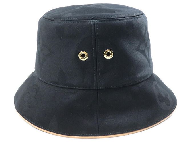 Bucket Hat Louis Vuitton Schwarz Beige - Ansicht 3