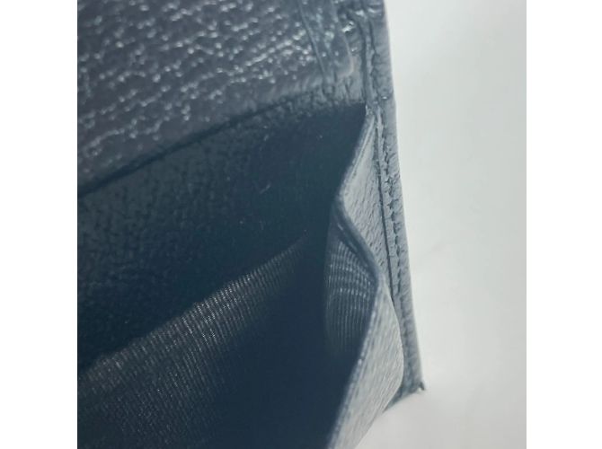 Gucci Horsebit kompakte Bi-Fold Leder Geldbörse Schwarz - Ansicht 11