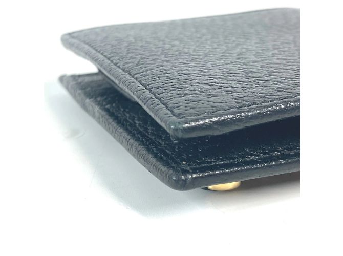 Gucci Horsebit kompakte Bi-Fold Leder Geldbörse Schwarz - Ansicht 6