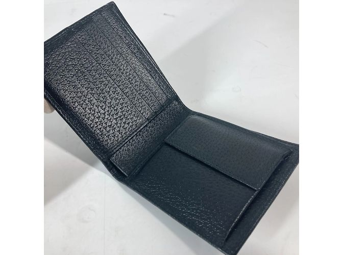 Gucci Horsebit kompakte Bi-Fold Leder Geldbörse Schwarz - Ansicht 7