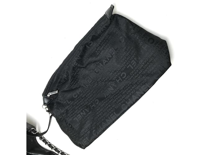 Sac à main Chanel Coco Cabas PM avec chaîne pour épaule Noir - vue 8