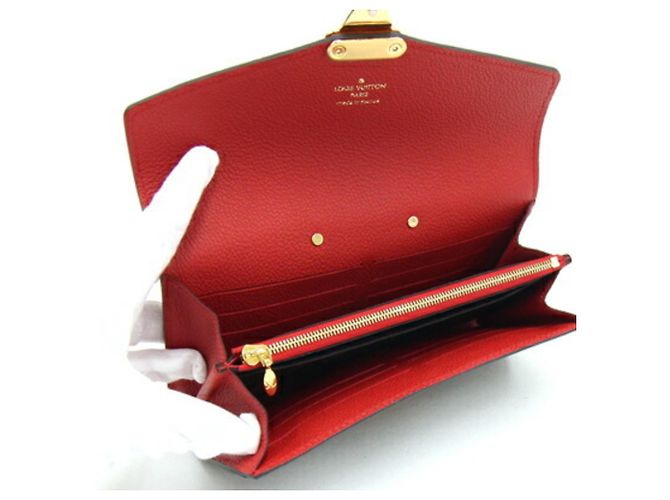 Pallas Louis Vuitton Bi-Fold Langbörse in Kirschrot Fuschia Monogramm - Ansicht 4