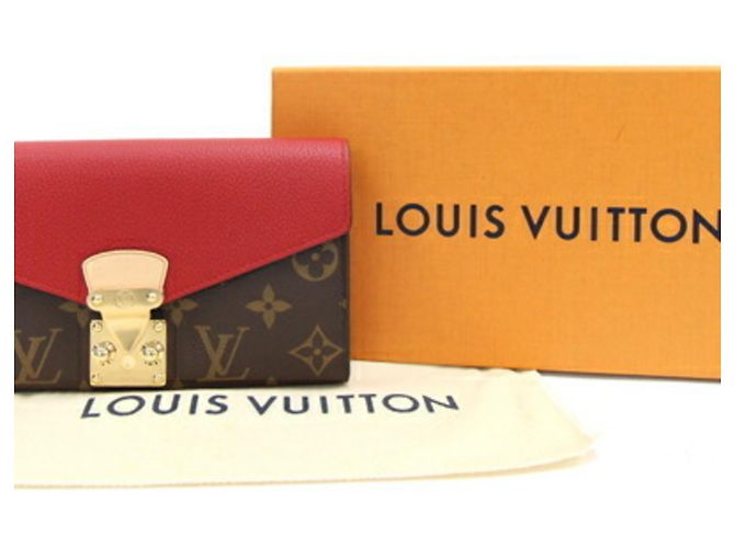 Pallas Louis Vuitton Bi-Fold Langbörse in Kirschrot Fuschia Monogramm - Ansicht 6