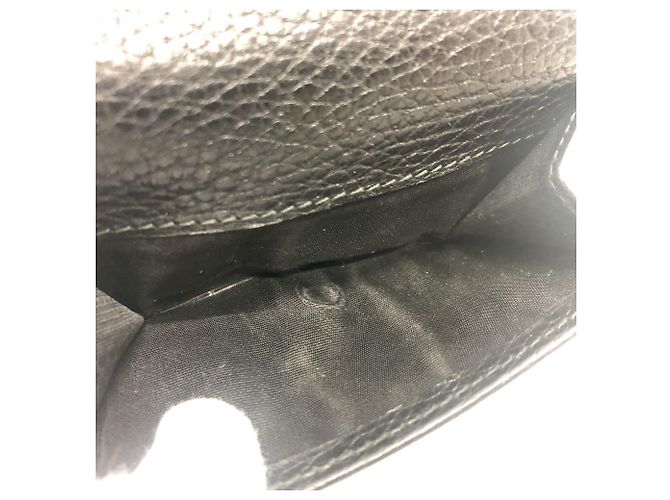 Billetera compacta de tres pliegues Gucci GG Marmont Negro - vista 10