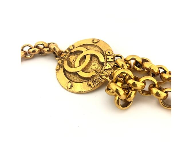 Chanel Coco Mark Kettengürtel Golden - Ansicht 4