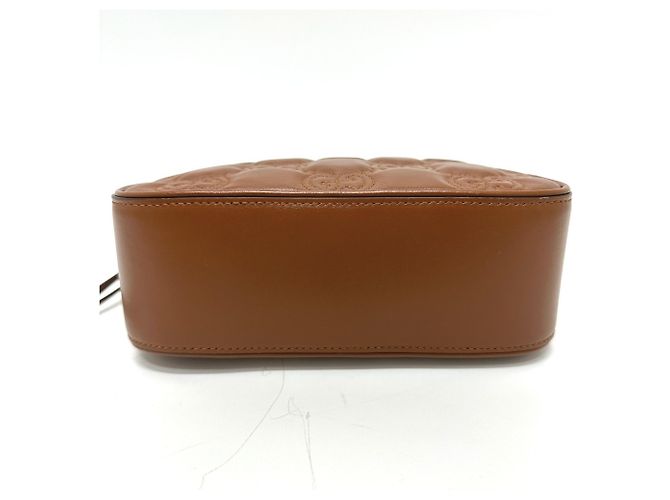 Borsa a spalla in pelle marrone Gucci - vista 2