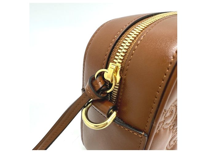Borsa a spalla in pelle marrone Gucci - vista 7