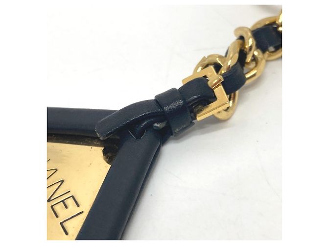 Llave de triángulo Chanel 94P Negro Dorado - vista 10