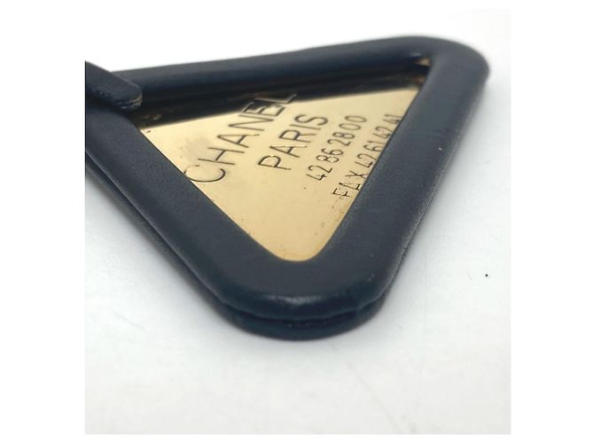 Llave de triángulo Chanel 94P Negro Dorado - vista 8