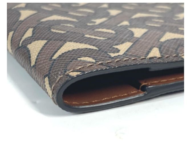 Funda de pasaporte Burberry TB Castaño - vista 3