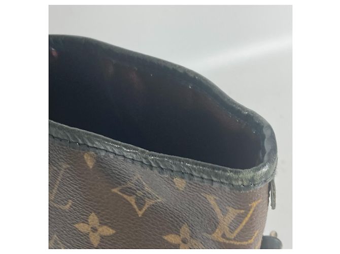 Borsa Divis Monogram Macassar Louis Vuitton Marrone - vista 11
