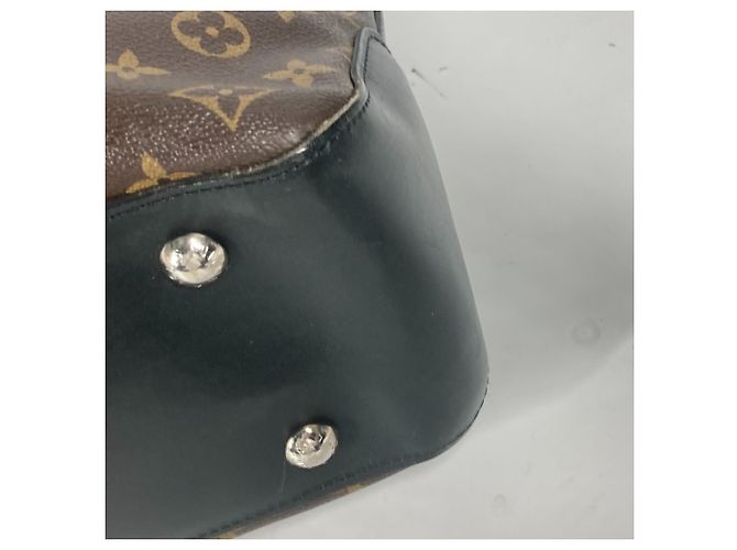 Borsa Divis Monogram Macassar Louis Vuitton Marrone - vista 7