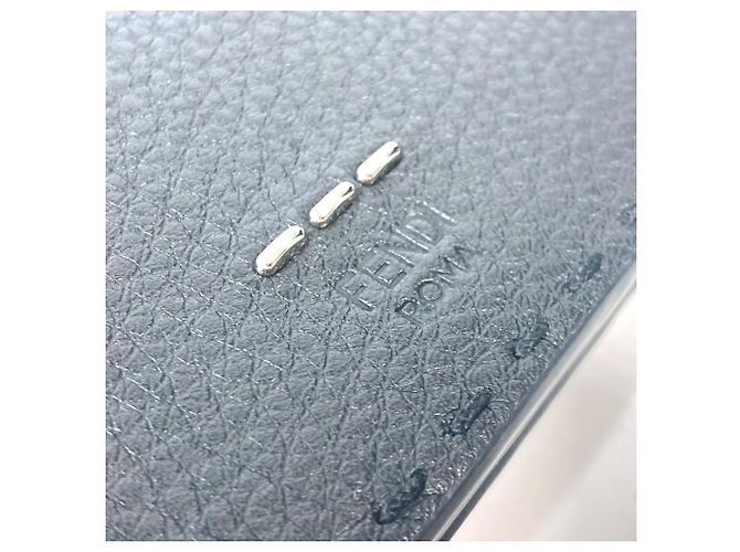 Fendi Stitch Selleria Bi-Fold Langbörse Schwarz - Ansicht 7