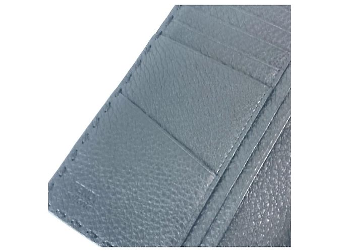 Fendi Stitch Selleria Bi-Fold Langbörse Schwarz - Ansicht 9