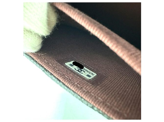 Monedero de cuero caviar Chanel Negro - vista 12