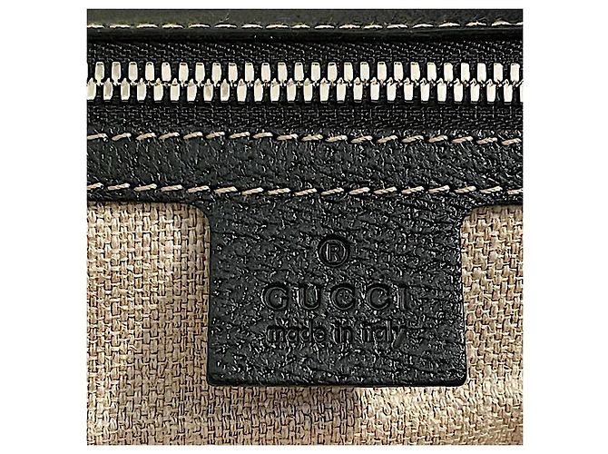 Borsa da viaggio oversize in tela bianca Gucci autentica rara di Tom Ford con web gialla - vista 13