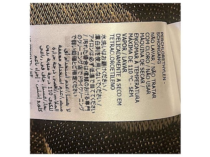 Couverture en lin jacquard GG Diamond de Gucci authentique épuisée Beige - vue 11