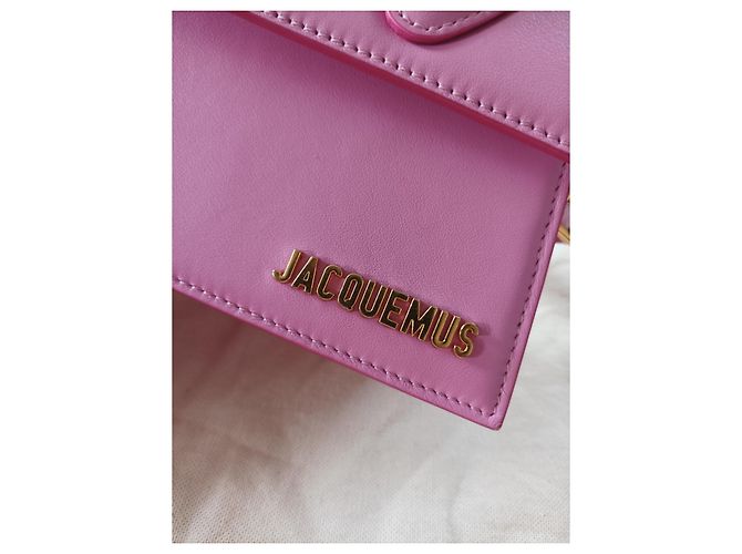 Borsa a tracolla Jacquemus le Chiquito media rosa pelle - vista 13