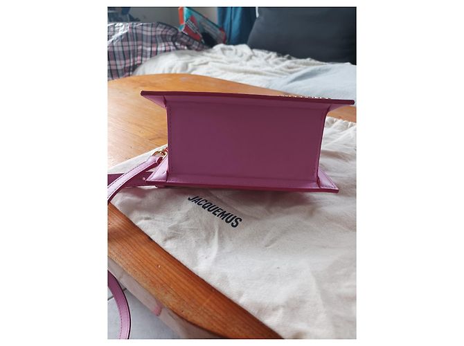 Borsa a tracolla Jacquemus le Chiquito media rosa pelle - vista 2