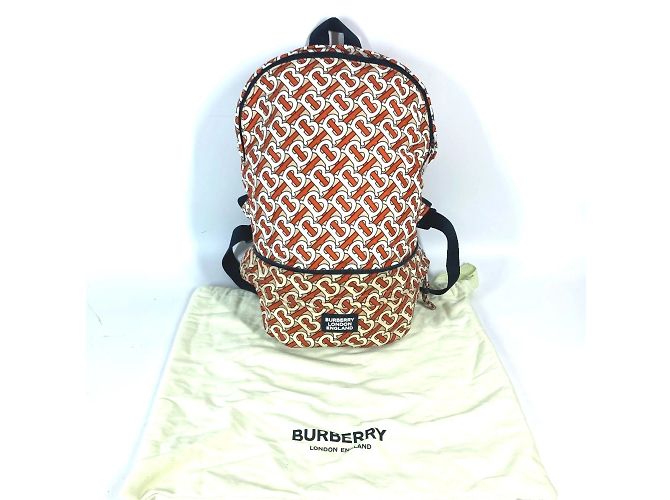 Marsupio in nylon Burberry arancione Bianco - vista 12