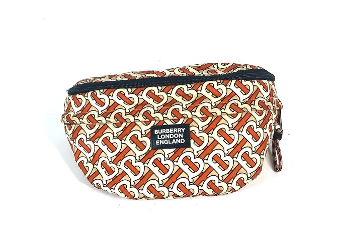 Marsupio in nylon Burberry arancione Bianco - vista 2