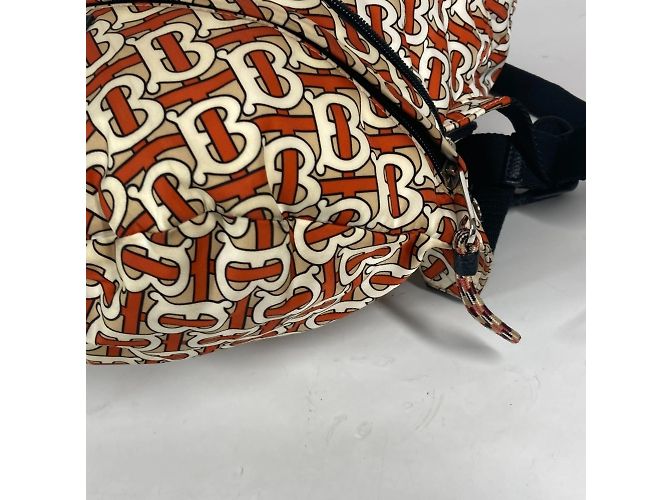 Marsupio in nylon Burberry arancione Bianco - vista 8