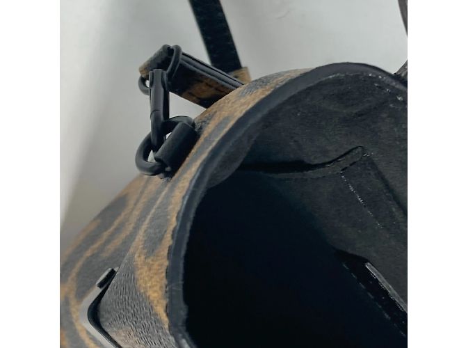 Louis Vuitton Monogram Reverse Leopard Kameratasche Braun Schwarz - Ansicht 15