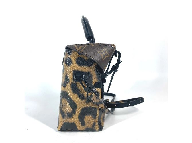 Louis Vuitton Monogram Reverse Leopard Kameratasche Braun Schwarz - Ansicht 2