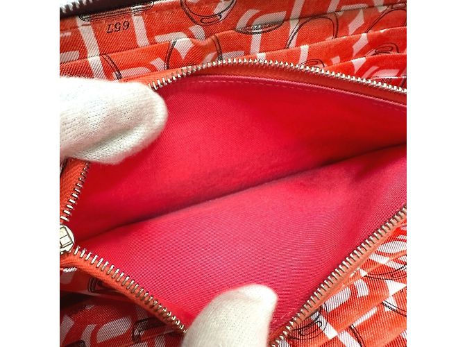 Hermès Hermes Azap Lang Wallet in Rouge H Rot - Ansicht 11