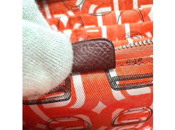 Hermès Hermes Azap Lang Wallet in Rouge H Rot - Ansicht 13