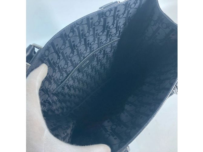 Borsa Tote Safari Dior di Christian Dior Nero - vista 12