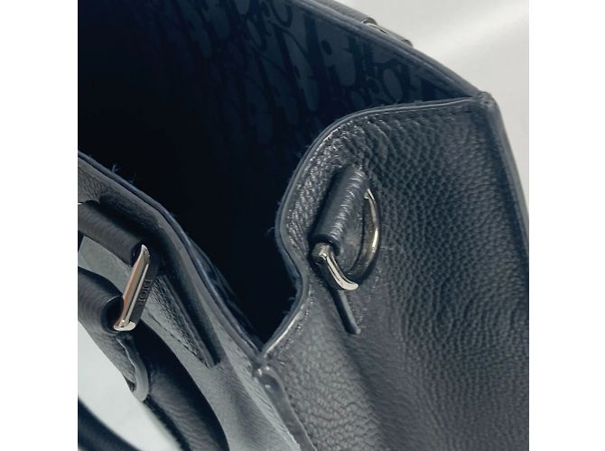 Borsa Tote Safari Dior di Christian Dior Nero - vista 14