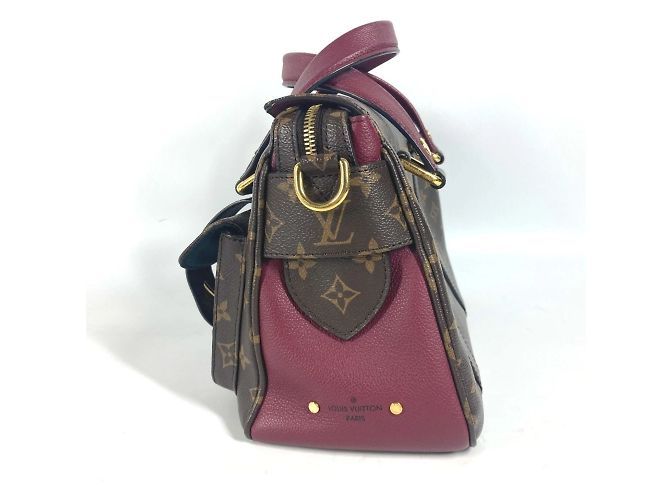 Borsa Tote Manhattan Monogram Louis Vuitton Marrone Bordò - vista 2