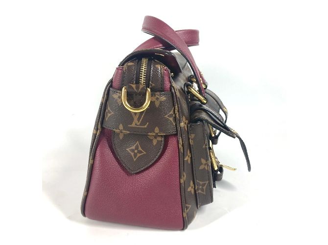 Borsa Tote Manhattan Monogram Louis Vuitton Marrone Bordò - vista 3