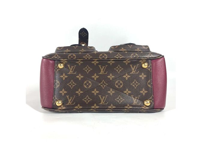 Borsa Tote Manhattan Monogram Louis Vuitton Marrone Bordò - vista 4