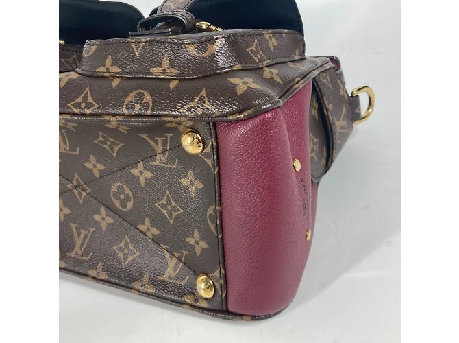 Borsa Tote Manhattan Monogram Louis Vuitton Marrone Bordò - vista 5