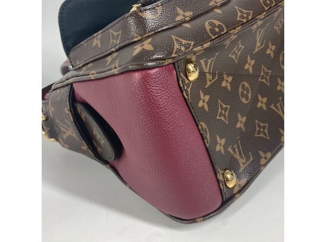 Borsa Tote Manhattan Monogram Louis Vuitton Marrone Bordò - vista 6