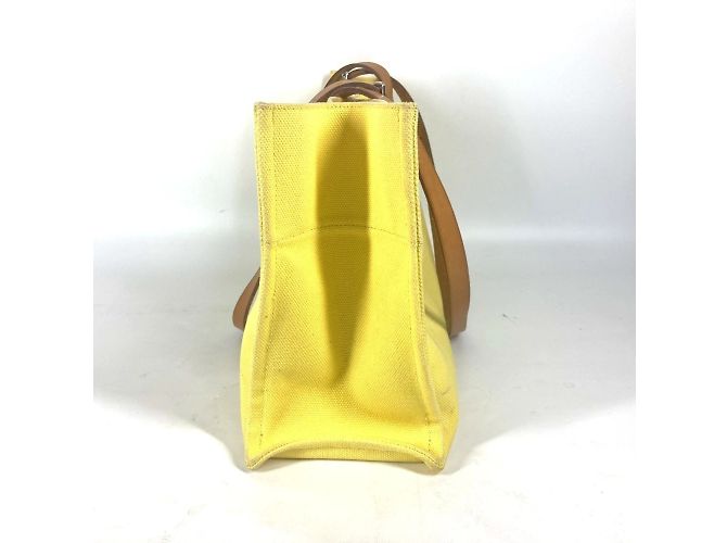 Hermès Borsa Tote Elan di Hermes Etrivier Giallo - vista 3