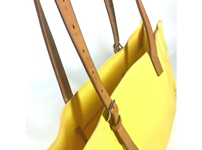 Hermès Borsa Tote Elan di Hermes Etrivier Giallo - vista 5