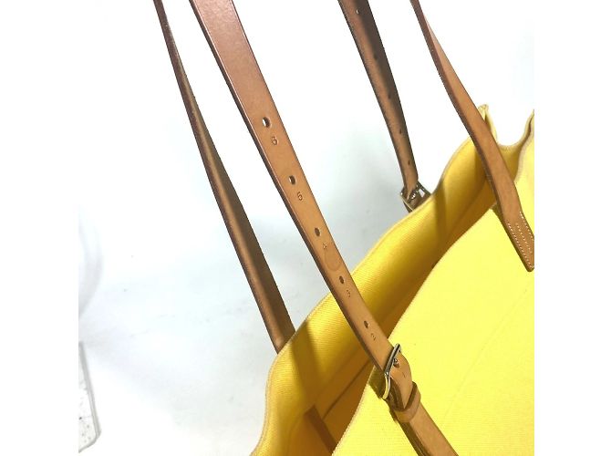 Hermès Borsa Tote Elan di Hermes Etrivier Giallo - vista 6