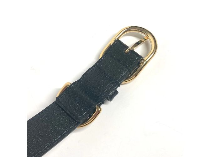 Gucci Black Leather Dog Collar - view 11