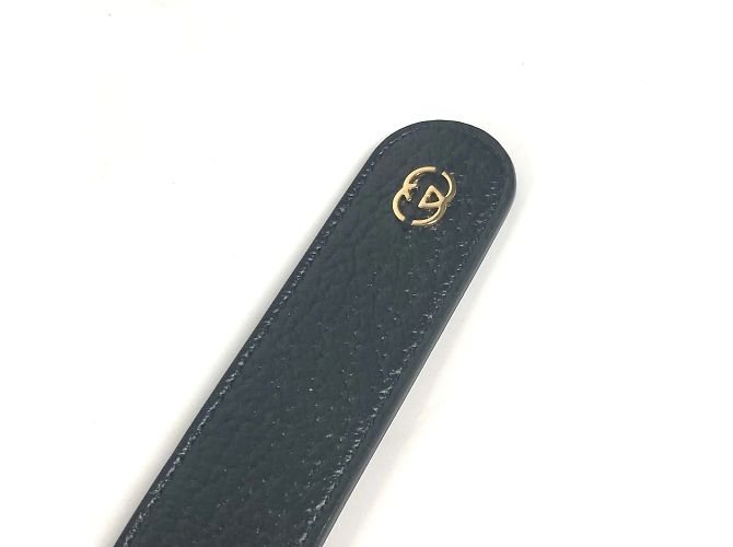 Gucci Black Leather Dog Collar - view 13