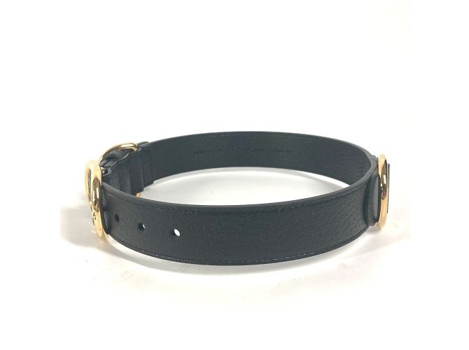Gucci Black Leather Dog Collar - view 2