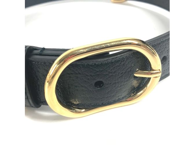 Gucci Black Leather Dog Collar - view 4