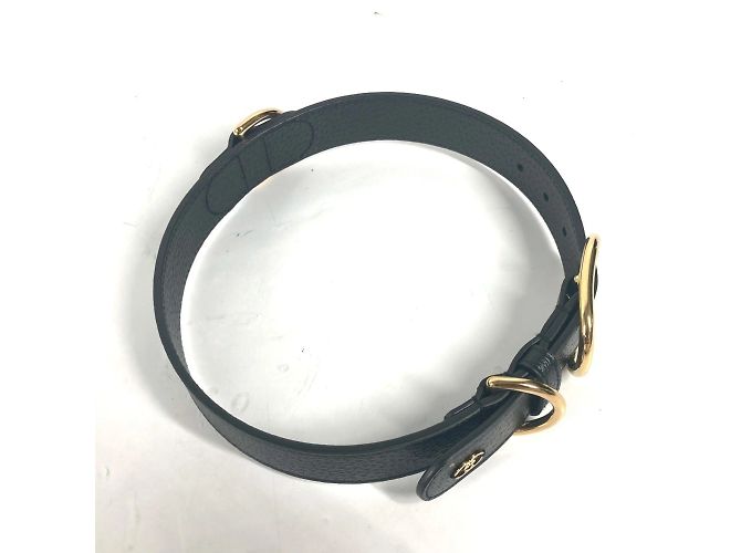 Gucci Black Leather Dog Collar - view 6