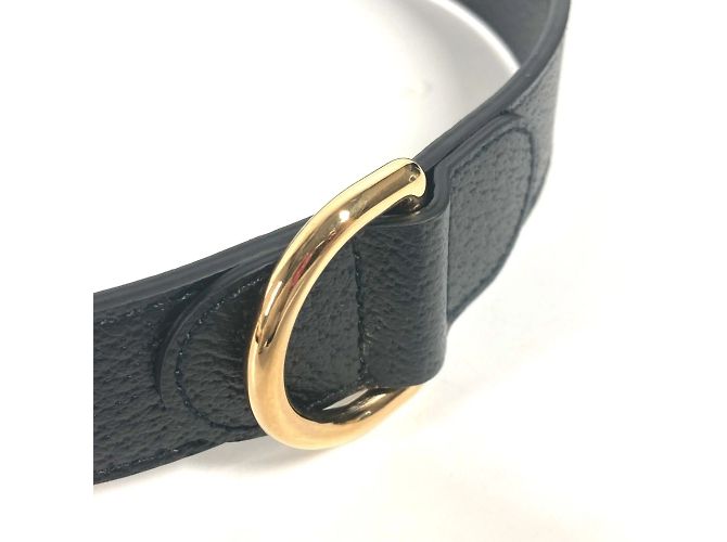Gucci Black Leather Dog Collar - view 7