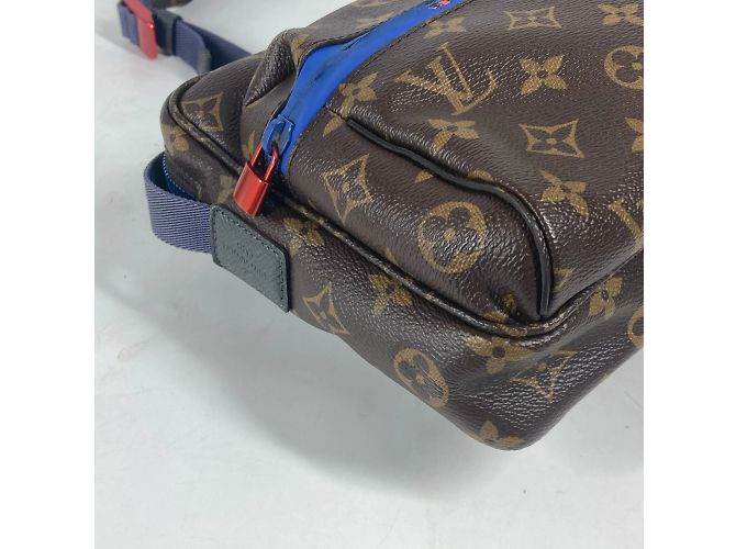 Borsa a Spalla Monogram PM Louis Vuitton Marrone Blu - vista 6