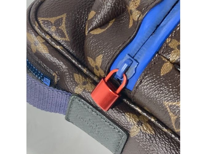 Borsa a Spalla Monogram PM Louis Vuitton Marrone Blu - vista 7