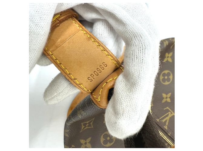 Sac Boston Louis Vuitton Marron - vue 17