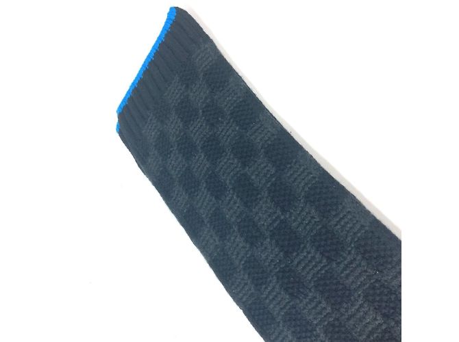 Sciarpa in cashmere Louis Vuitton Nero Blu chiaro - vista 8